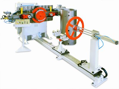 Flanging Machine with horizontal axis for bolier