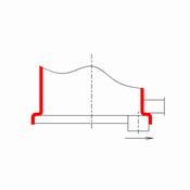 Z shape by expanding system