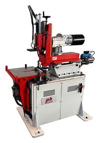 PB Engineering RCM 34 trimming beading machine with motor-driven blades, no workpiece holder required